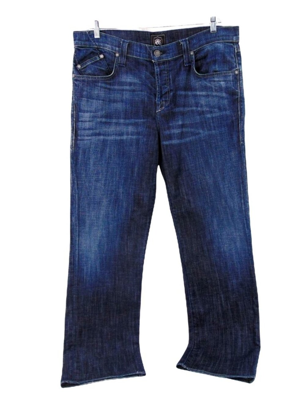 Rock Republic Neil Button Fly Jeans 38 Desecration Wash Cotton Stretch Straight